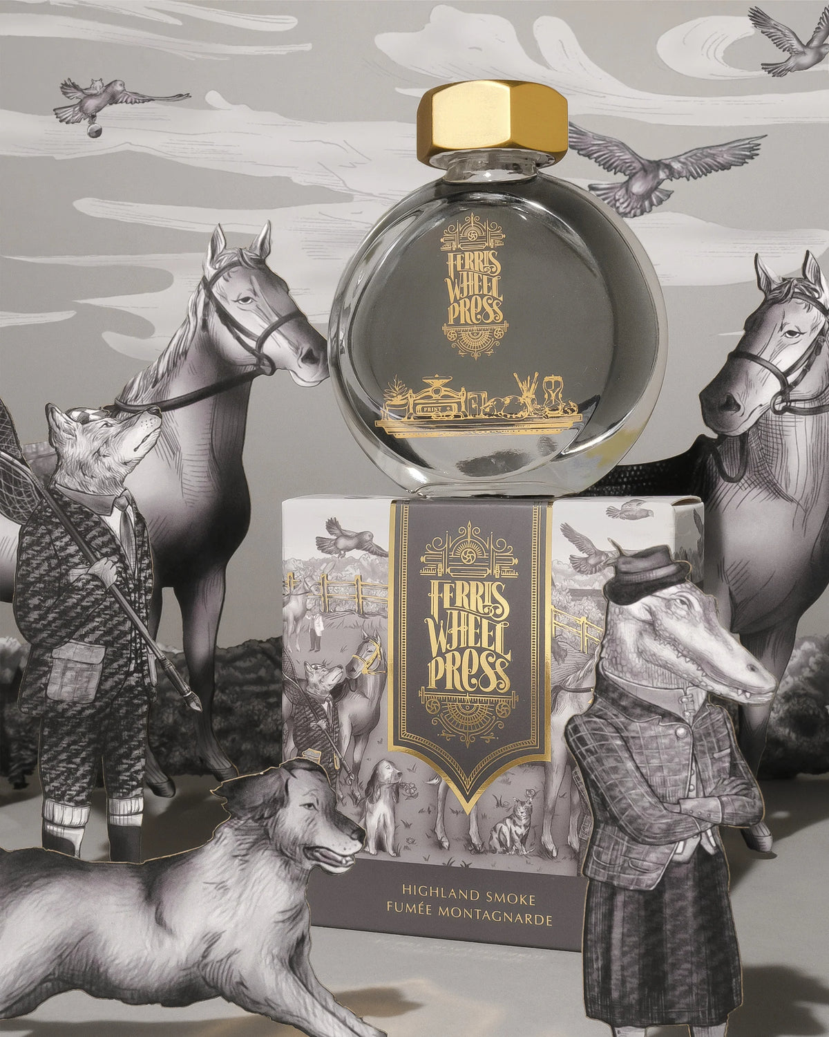 Ferris Wheel Press "Highland Smokes" 38ml Bottled Ink