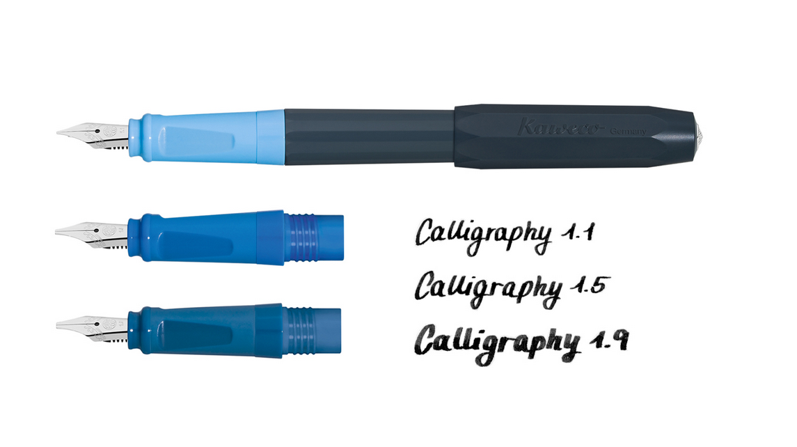 Kaweco Perkeo Calligraphy Set-Blue