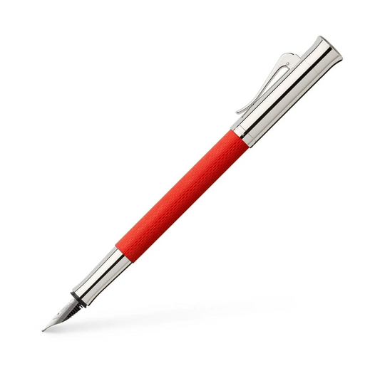 Graf Von Faber-Castell Guilloche India Red Fountain Pen