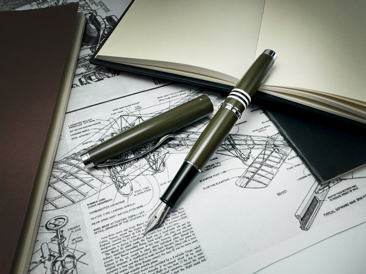 Monteverde Dakota Military Green Fountain Pen