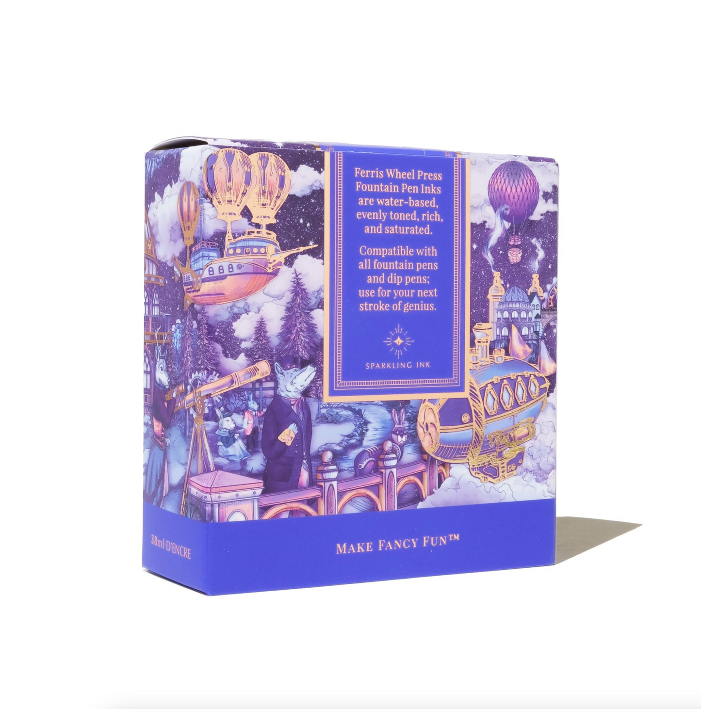 Ferris Wheel Press "Astral Blue Odyssey" 38mL Bottled Ink