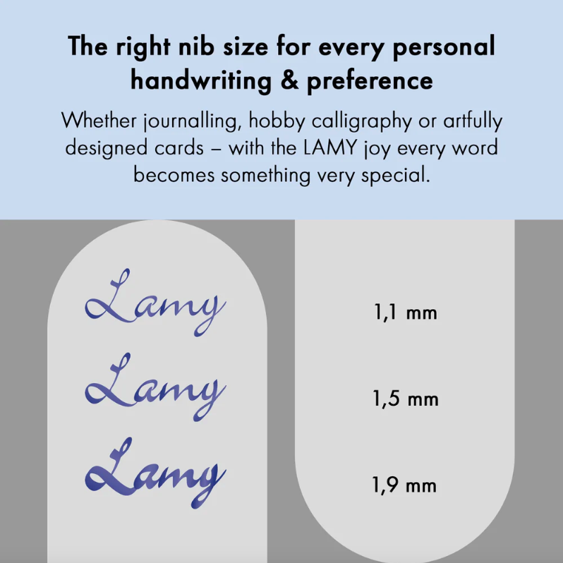 Lamy Joy AL Calligraphy Fountain Pen-Black