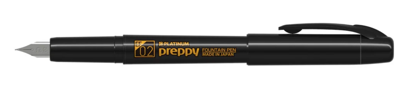 Platinum Preppy All Black Edition Fountain Pen