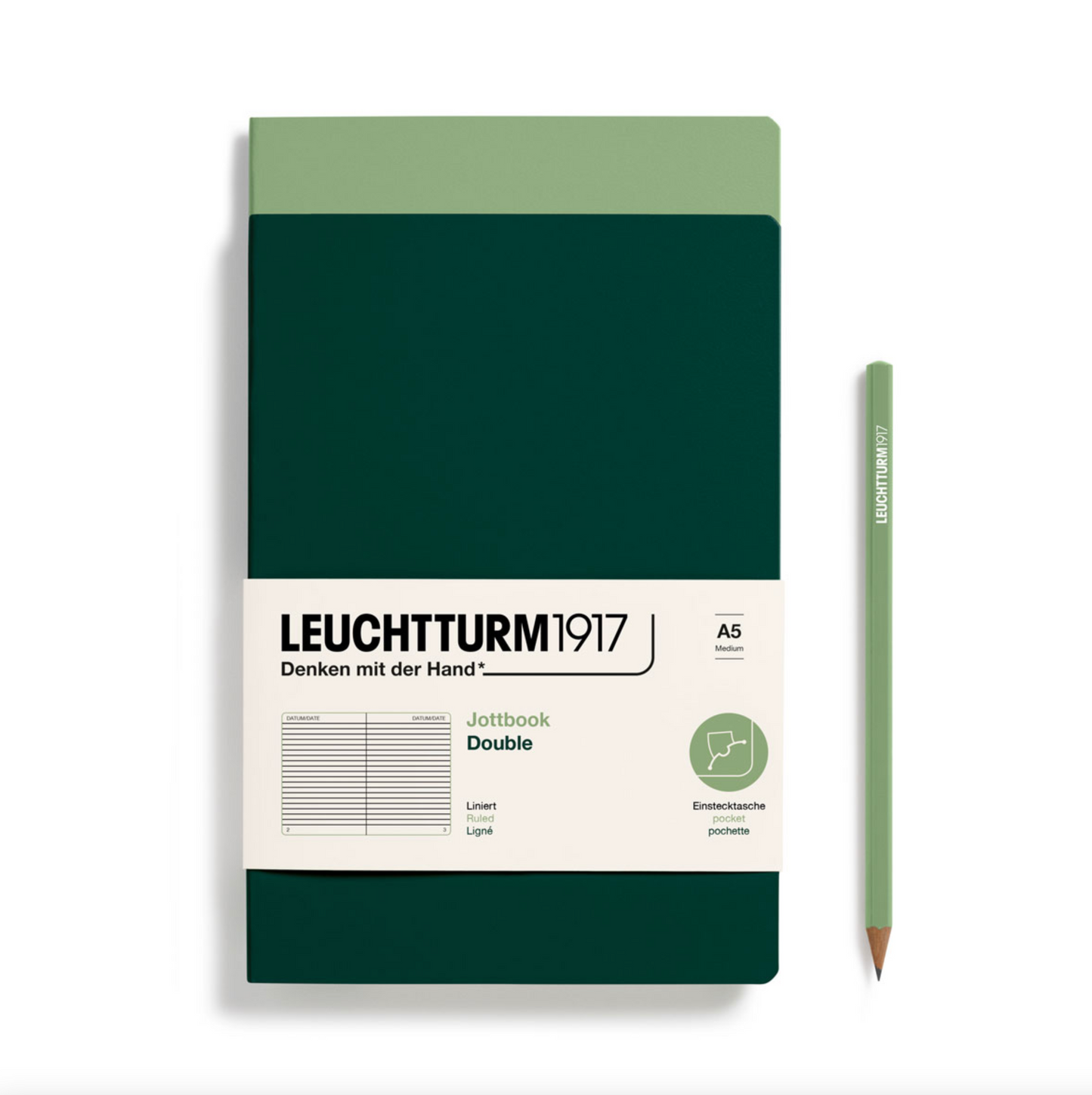 Leuchtturm1917 A5 Jottbook Softcover Notebook - Pack of Two