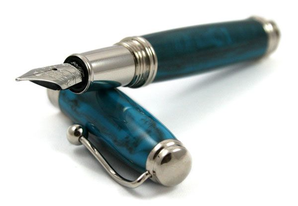 Jean Pierre Lepine Indigo Classic Murano Mini Fountain Pen