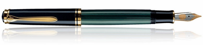 Pelikan Souveran M800 Fountain Pen-Black Green