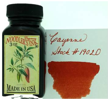 Noodler's Cayenne Bottled Ink