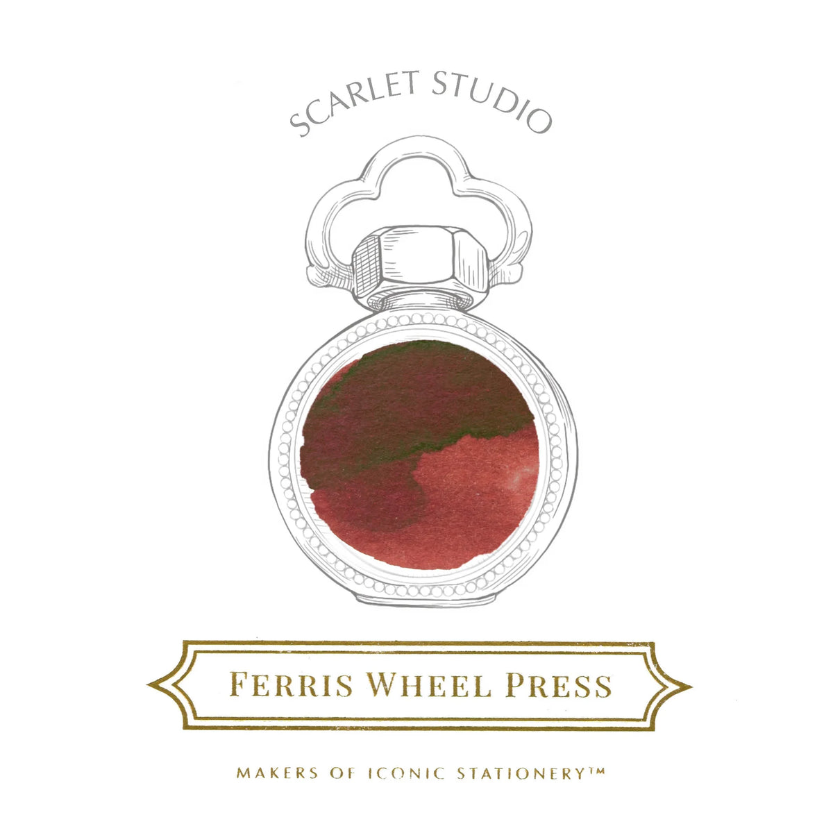 Ferris Wheel Press "Scarlet Studio" 38ml Bottled Ink