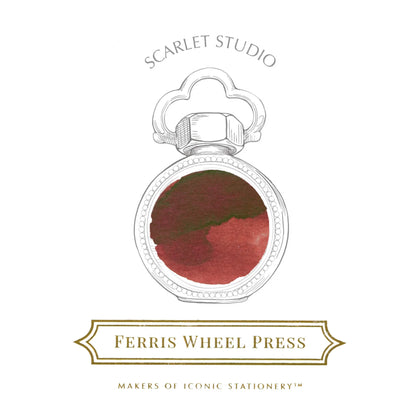 Ferris Wheel Press "Scarlet Studio" 38ml Bottled Ink