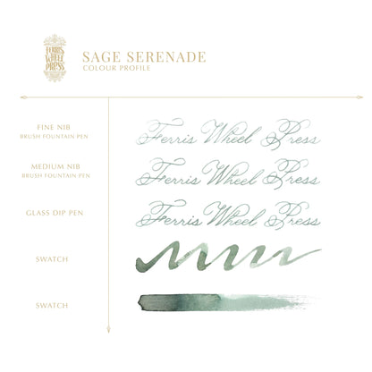 Ferris Wheel Press "Sage Serenade" 38ml Bottled Ink