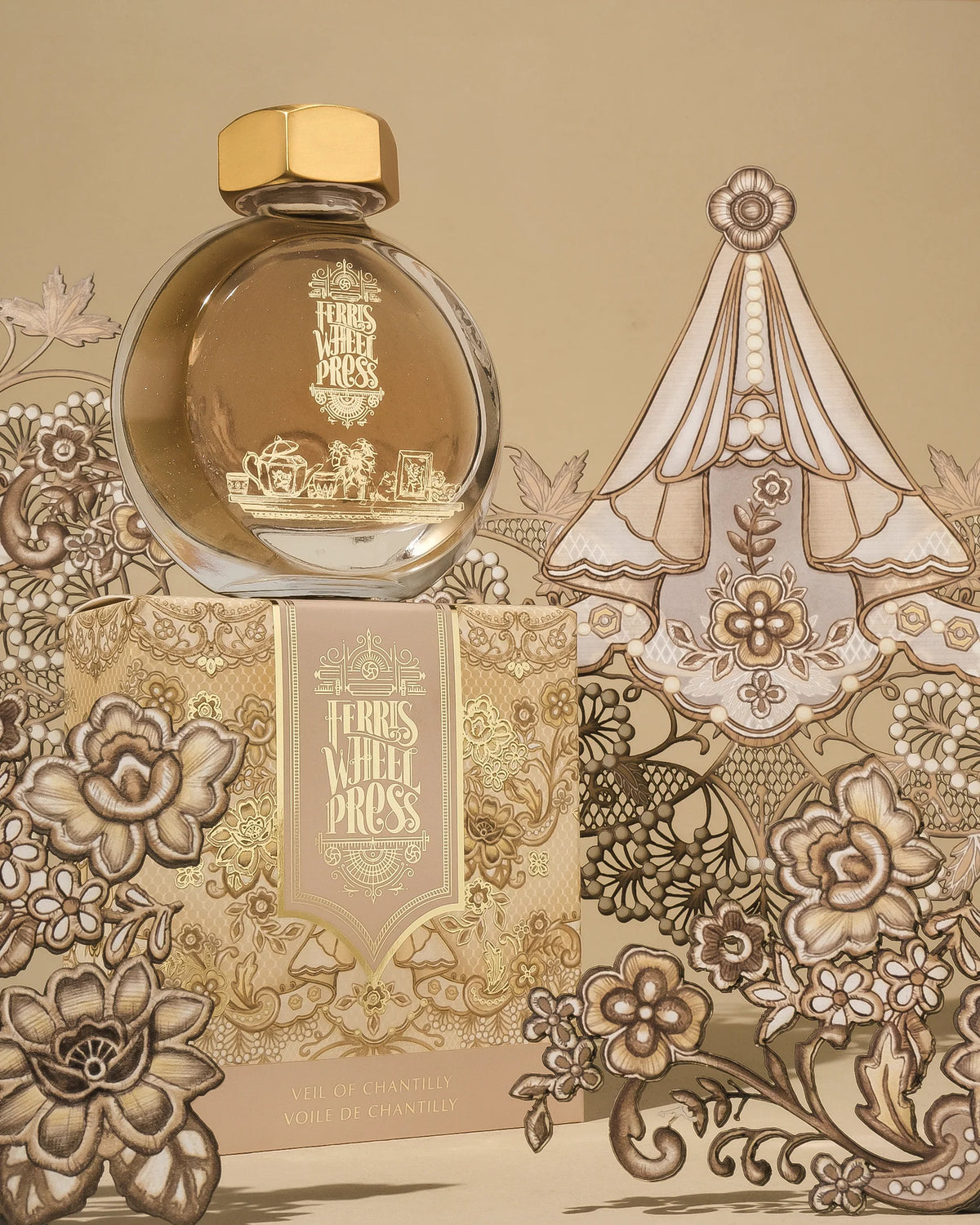 Ferris Wheel Press "Veil of Chantilly" 38ml Bottled Ink