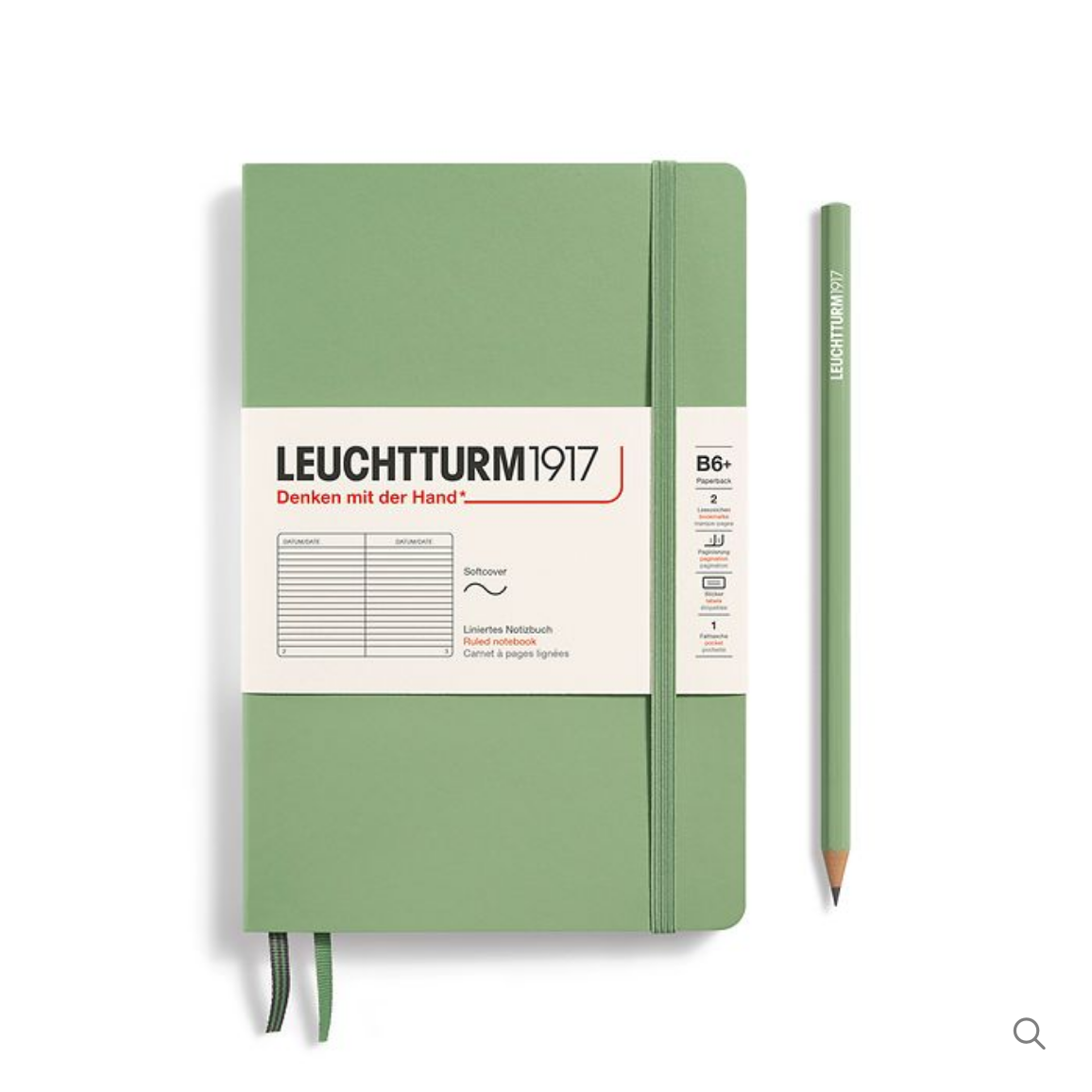Leuchtturm1917 B6+ Softcover Ruled Notebook