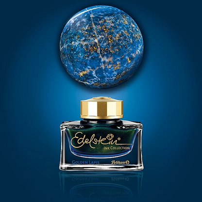 Pelikan Edelstein Ink of the Year 2024 Golden Lapis Ink Bottle