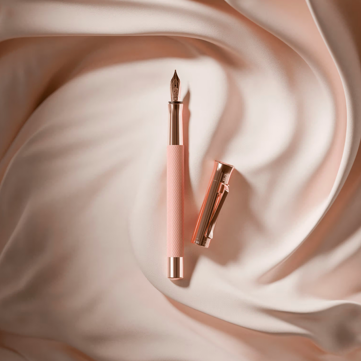 Graf von Faber-Castell Guilloche Tinted Metal Rose Rollerball