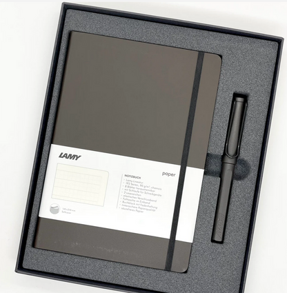 LAMY Safari Umbra Rollerball Notebook Gift Set