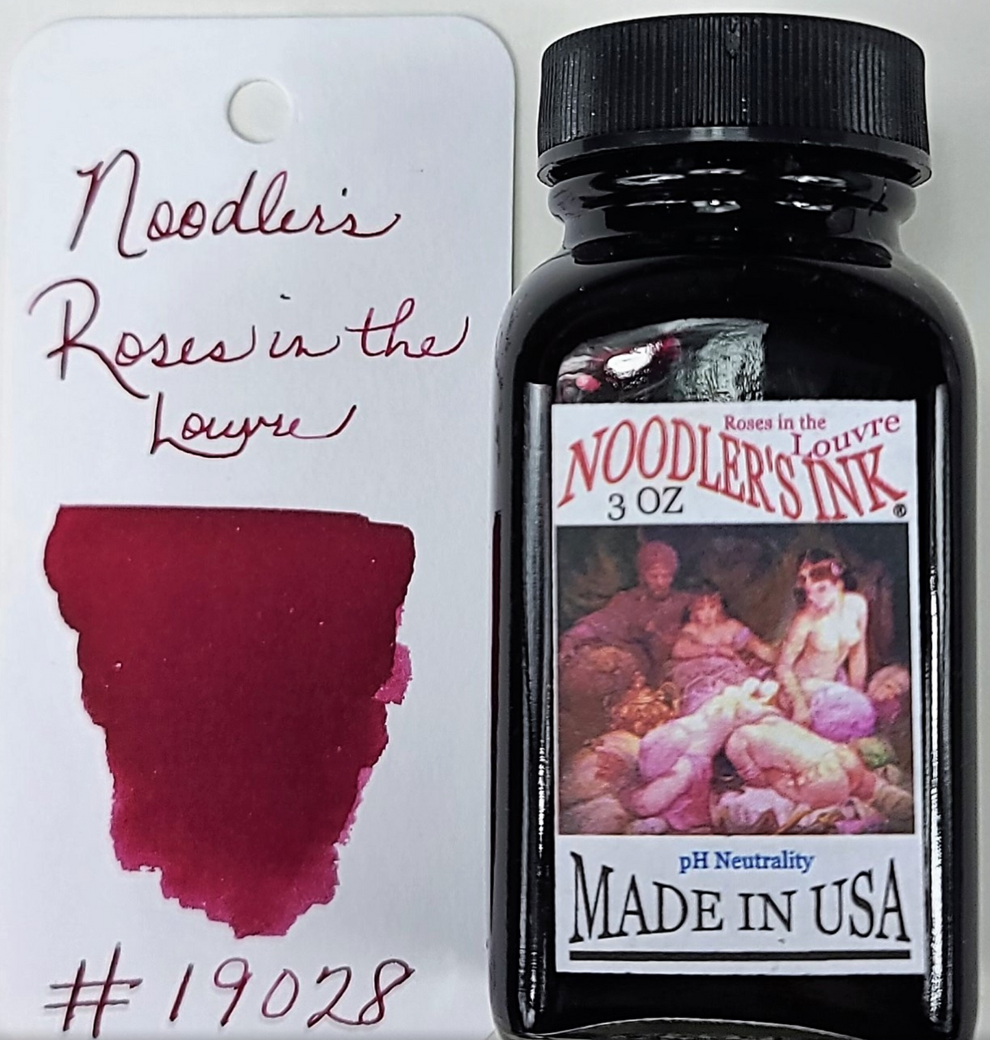 Noodler's Roses in the Louvre Bottled Ink
