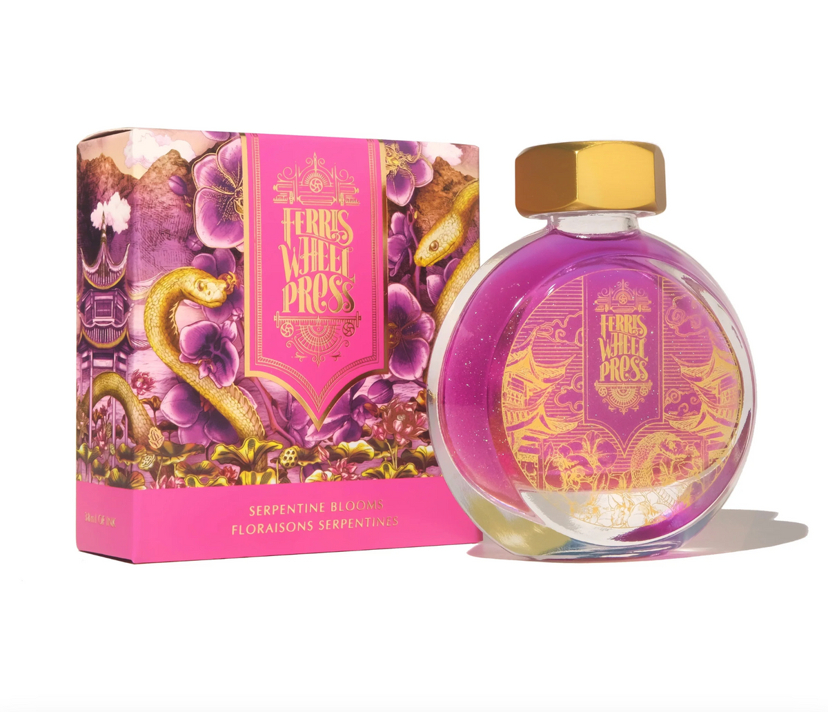 Ferris Wheel Press Fête Chinoise | Year of the Snake Special Edition | Serpentine Blooms