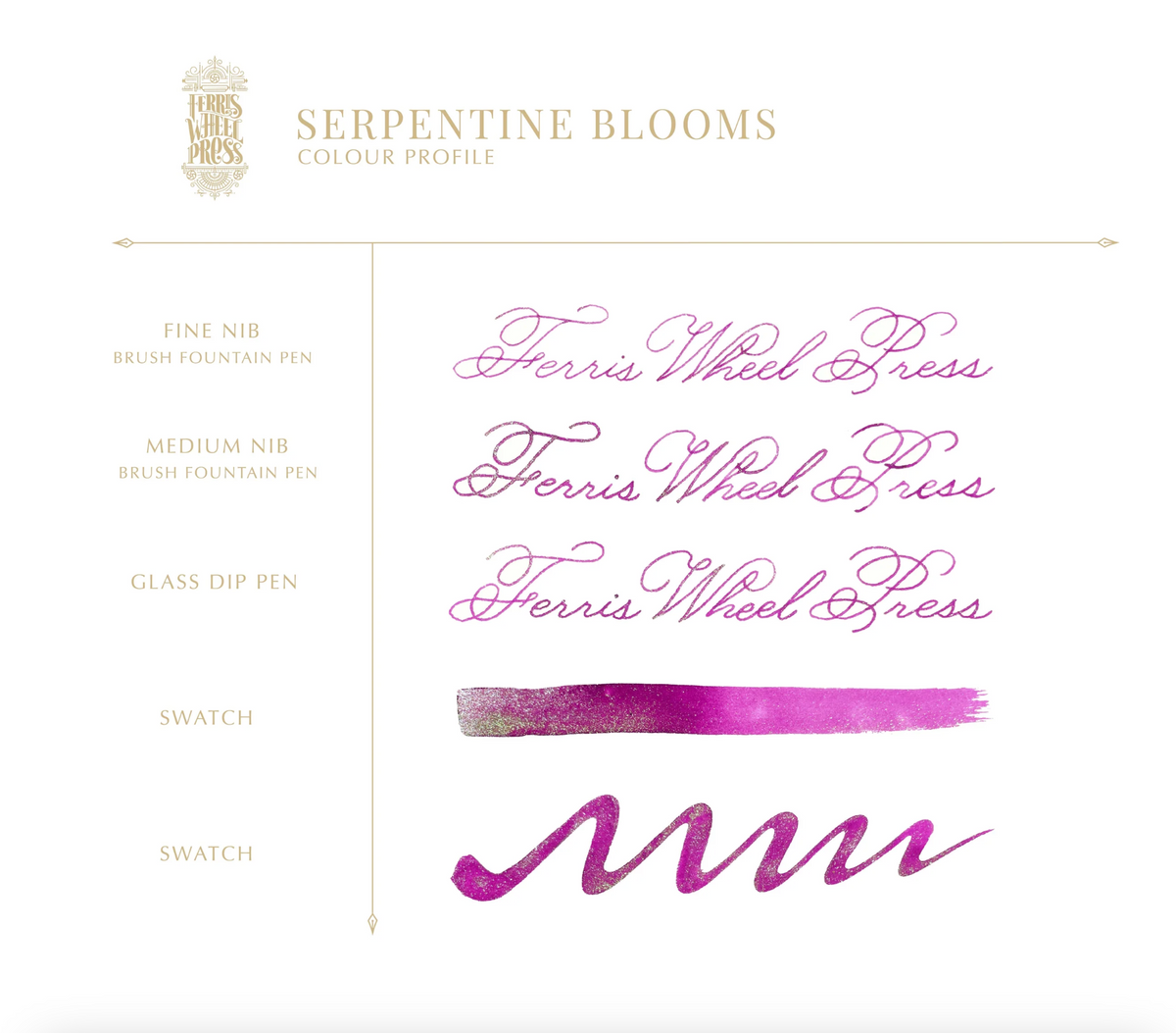 Ferris Wheel Press Fête Chinoise | Year of the Snake Special Edition | Serpentine Blooms