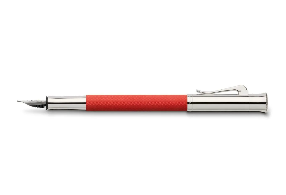 Graf Von Faber-Castell Guilloche India Red Fountain Pen