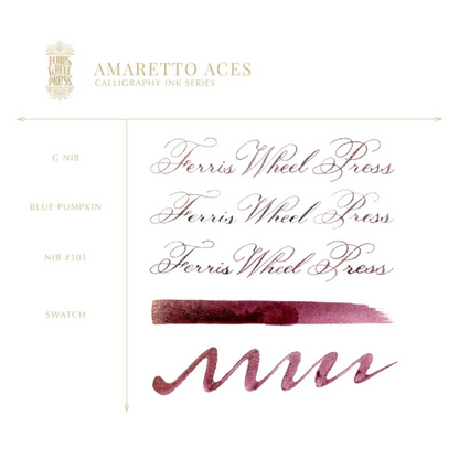 Ferris Wheel Press "Amaretto Aces" 28mL Calligraphy Ink
