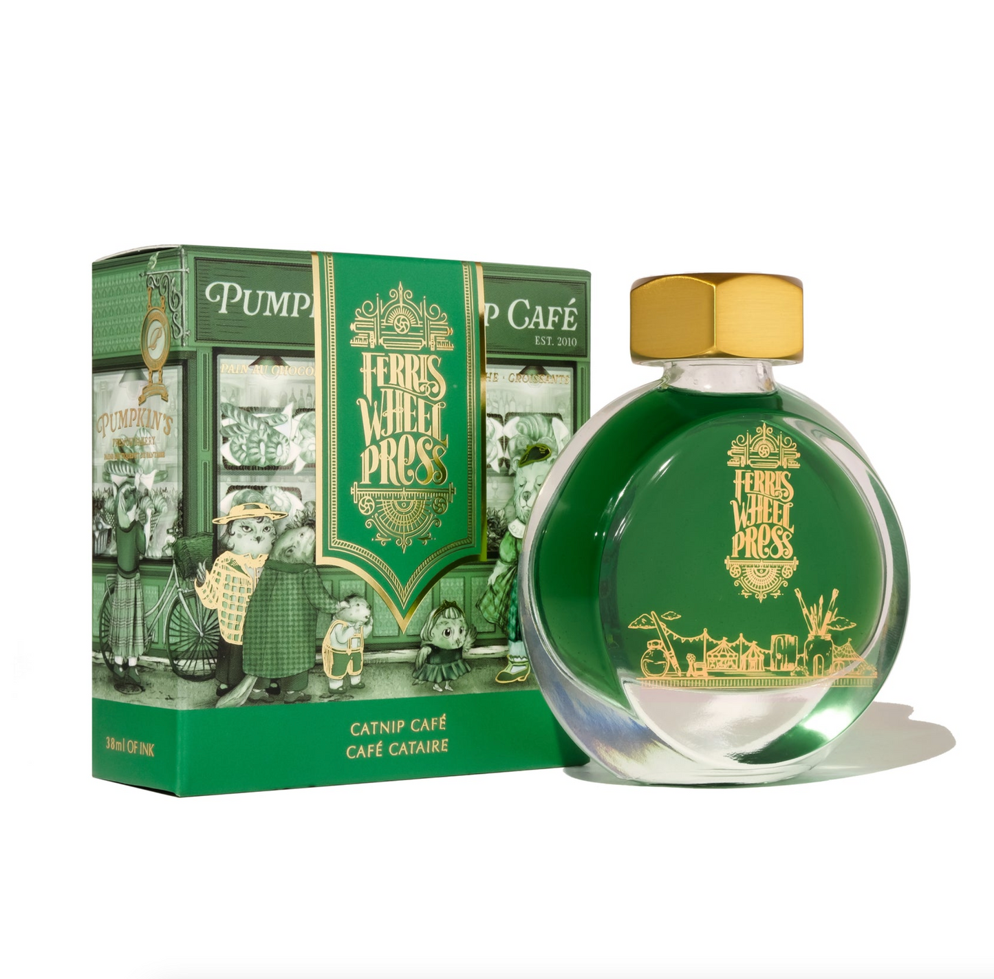 Ferris Wheel Press "Catnip Cafe" 38mL Bottled Ink