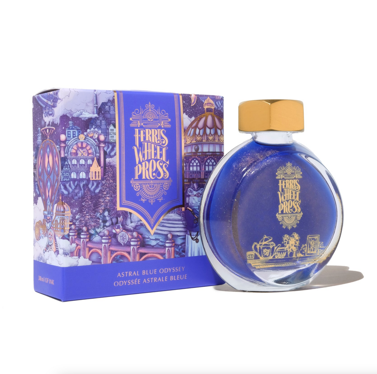 Ferris Wheel Press "Astral Blue Odyssey" 38mL Bottled Ink