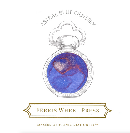 Ferris Wheel Press "Astral Blue Odyssey" 38mL Bottled Ink