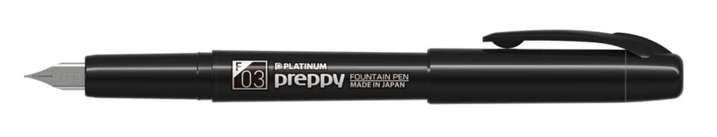 Platinum Preppy All Black Edition Fountain Pen