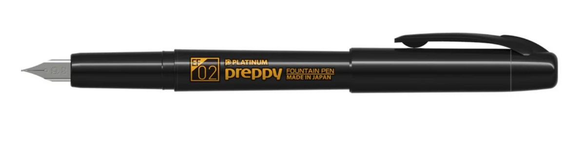 Platinum Preppy All Black Edition Fountain Pen