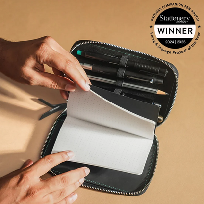 Endless Companion Leather Adjustable Pen Pouch - 5 Pens