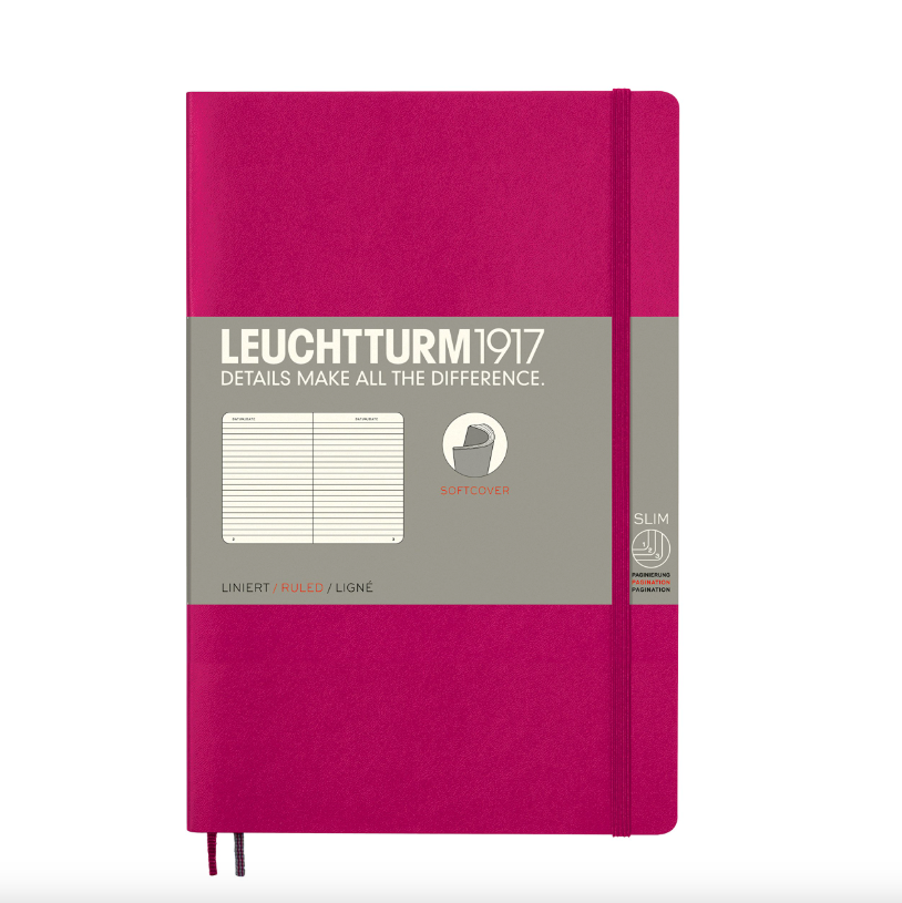 Leuchtturm1917 B6+ Softcover Ruled Notebook