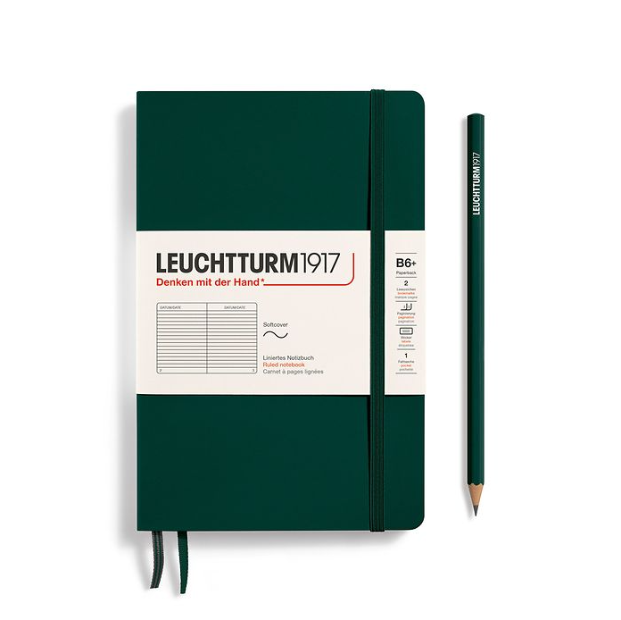 Leuchtturm1917 B6+ Softcover Ruled Notebook