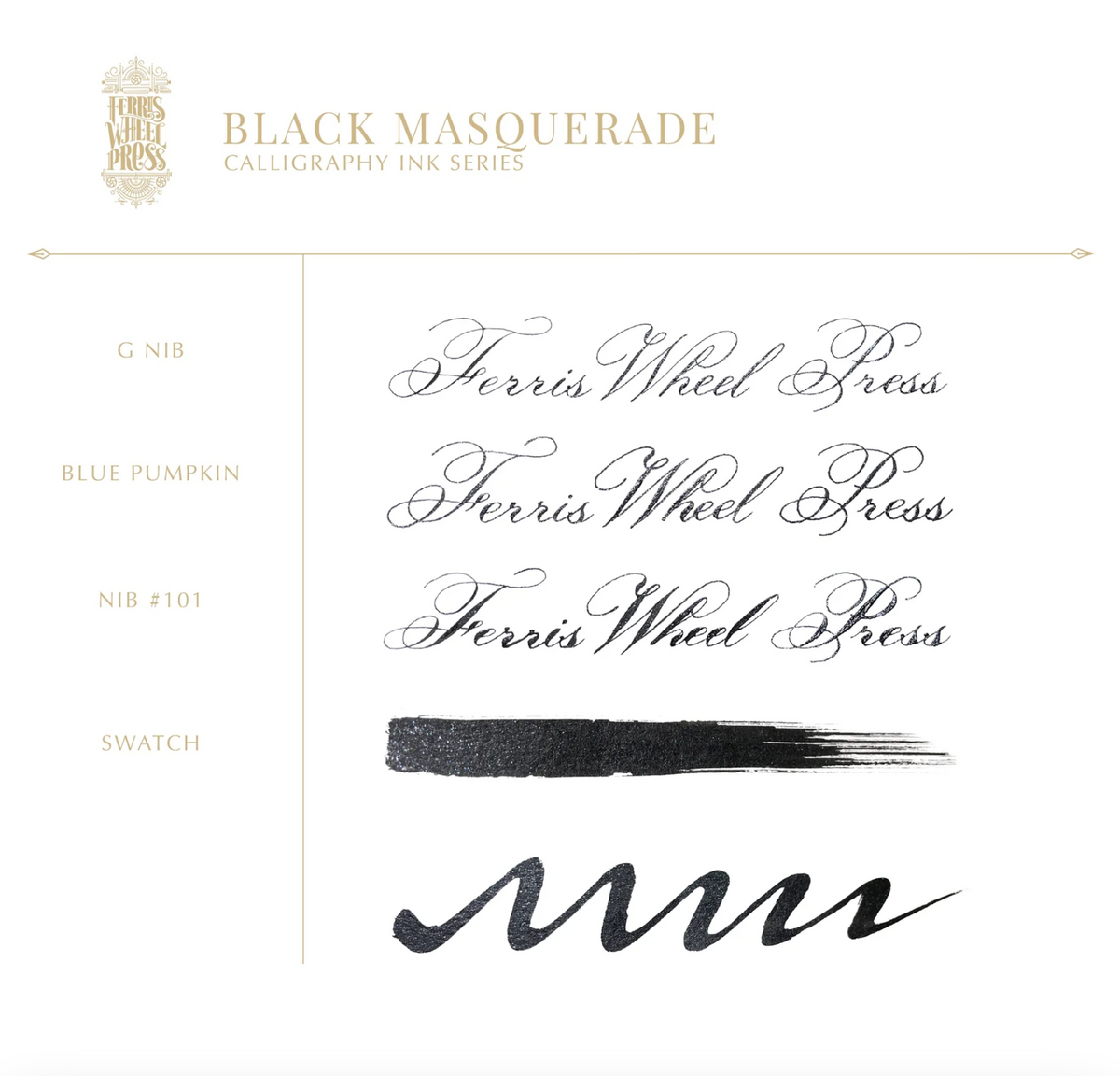 Ferris Wheel Press Black Masquerade