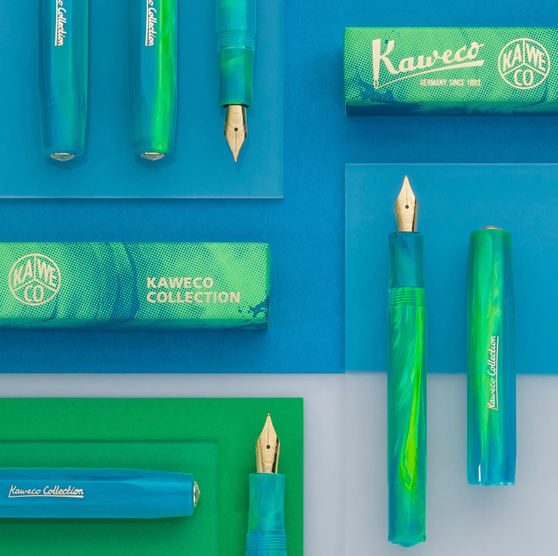 Kaweco Collection Marble Ocean Fountain Pen