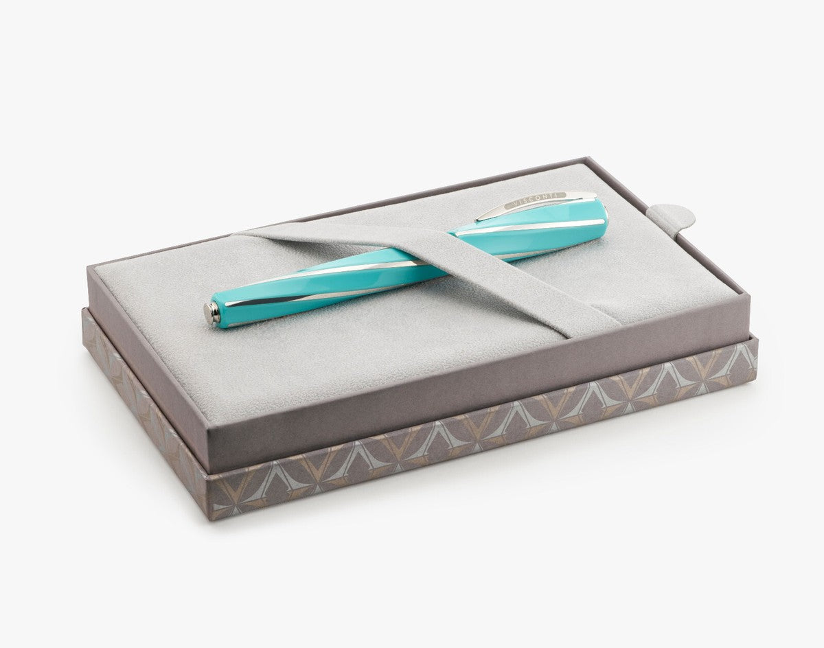 Visconti Divina Elegance Wave Sea Foam Green-18kt