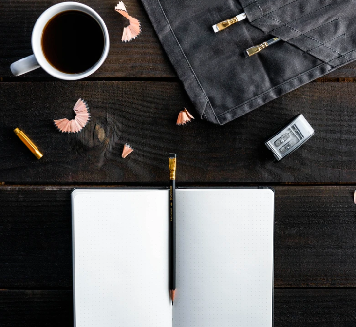 Blackwing Medium Slate Dot Grid Notebook