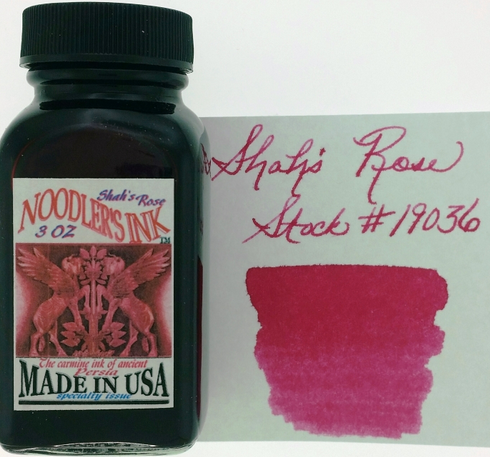 Noodler's Shah's Rose Bottled Ink