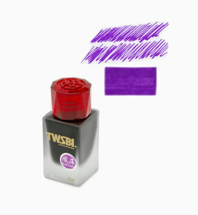 Front View of TWSBI Royal Purple ink bottle