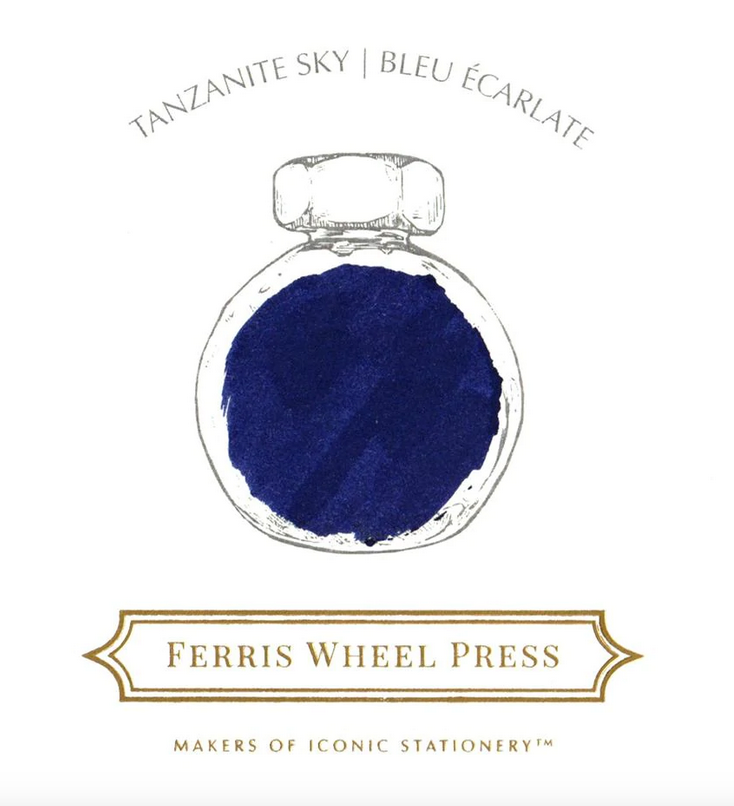 Ferris Wheel Press "Tanzanite Sky" 38ml Bottled Ink