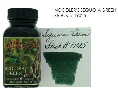 Noodler's Sequoia Green Bottled Ink