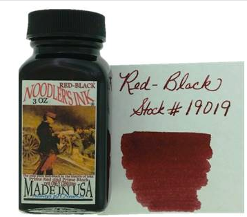 Noodler's Red Black Bottled Ink – The Pen Counter