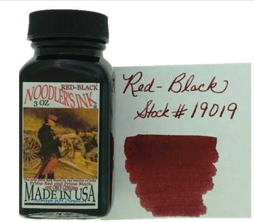 Noodler's Red Black Bottled Ink
