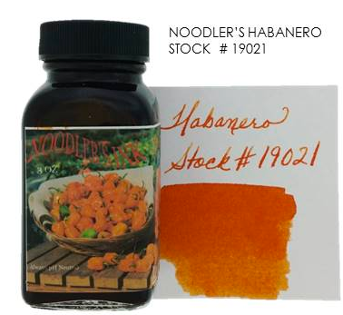 Noodler's Habanero Bottled Ink