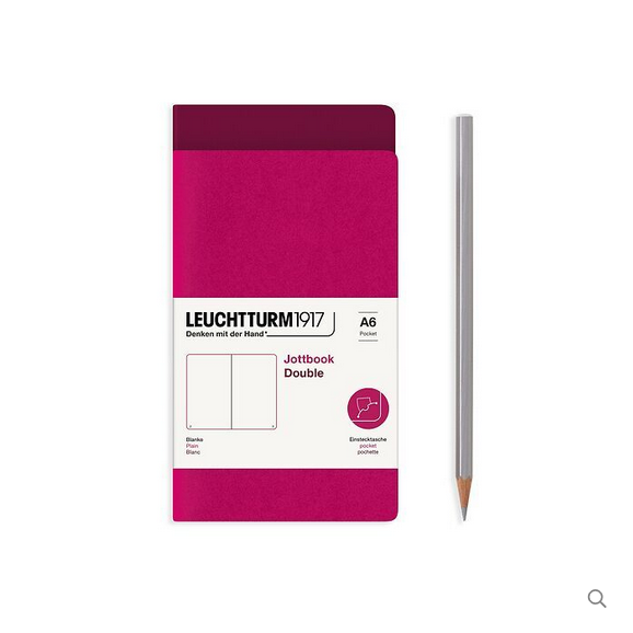 Leuchtturm1917 A6 Pocket Jottbook Softcover Notebook - Pack of Two
