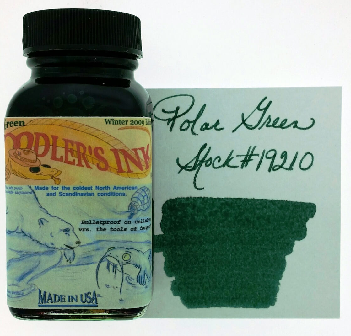 Noodler's Eternal Polar Green Bottled Ink