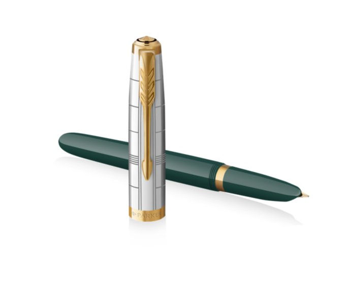 Parker 51 Premium Fountain Pen - Forest Green