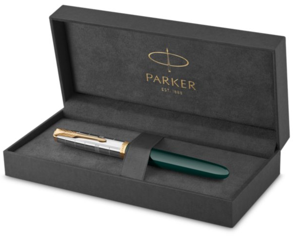Parker 51 Premium Fountain Pen - Forest Green