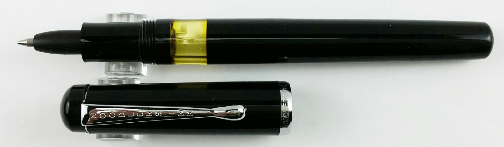 Noodler's Black Konrad Rollerball Pen with Brush Tip