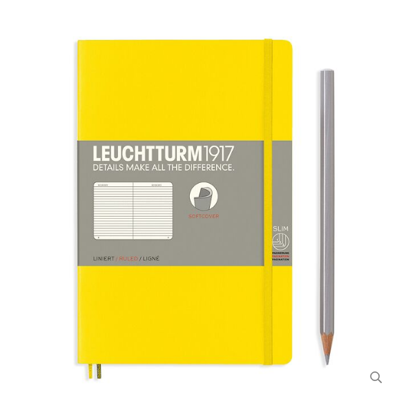 Leuchtturm1917 B6+ Softcover Ruled Notebook