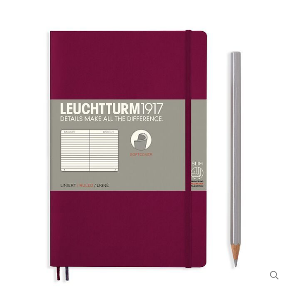 Leuchtturm1917 B6+ Softcover Ruled Notebook